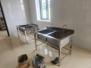 Bàn chậu rửa 2 hố